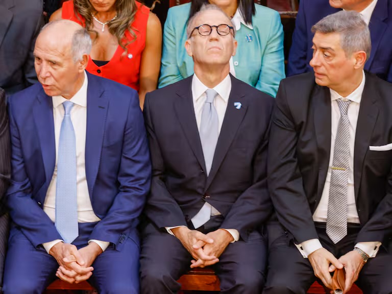 Ricardo Lorenzetti, Carlos Rosenkrantz y Horacio Rosatti, integrantes de la Corte Suprema